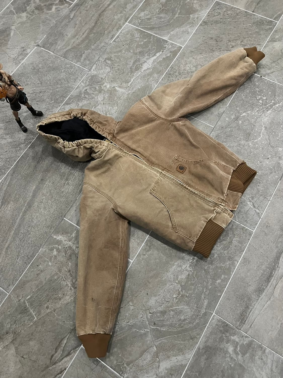 (L) 칼하트 후드 덕 액티브 보이즈 자켓 YYJ130 BRN 브라운 상품이미지8