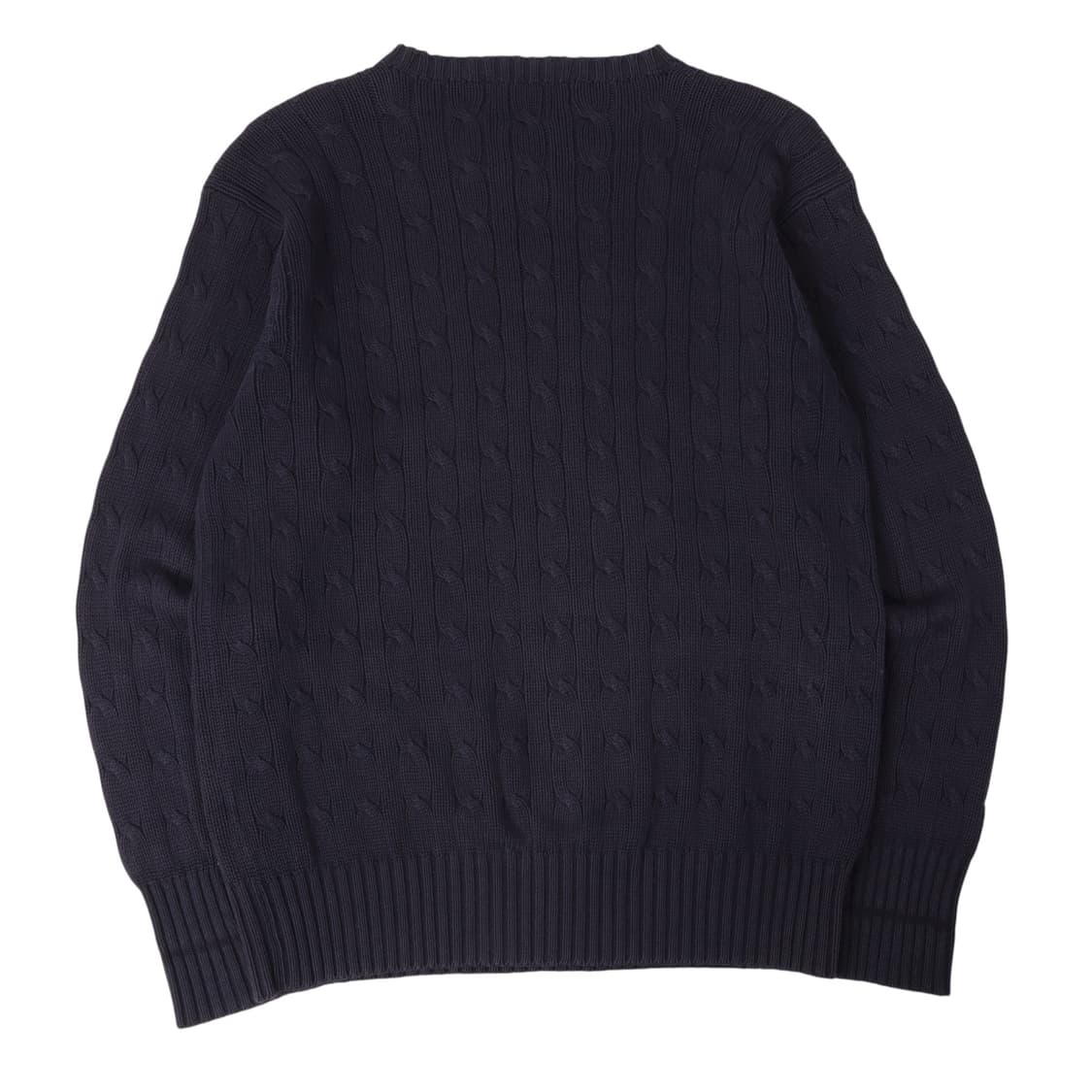 90s 폴로 랄프로렌 네이비 케이블 니트 상품이미지5