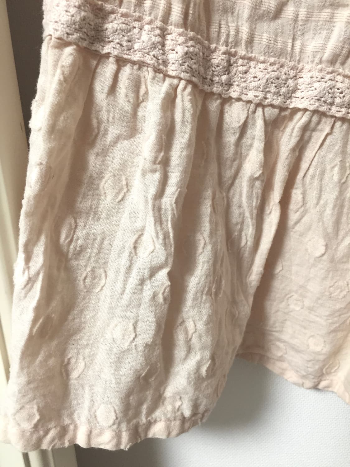 뮤트 살구 패치 미디 스커트 / 모리걸 스커트 상품이미지3