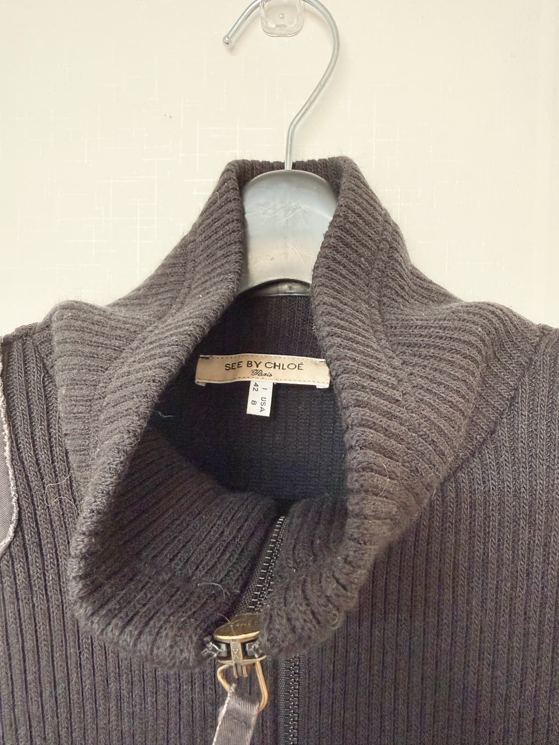 see by chloe 씨바이 끌로에 니트 집엎 자켓 상품이미지7