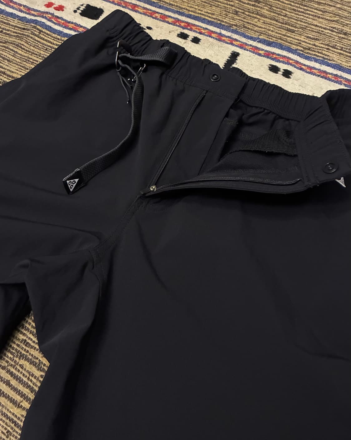 (L)나이키 ACG 썬페어러 트레일 나일론 밴딩팬츠 블랙 상품이미지3