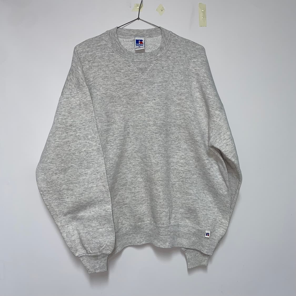 90년대 미제 러셀 에슬레틱 스웻셔츠 그레이  상품이미지1