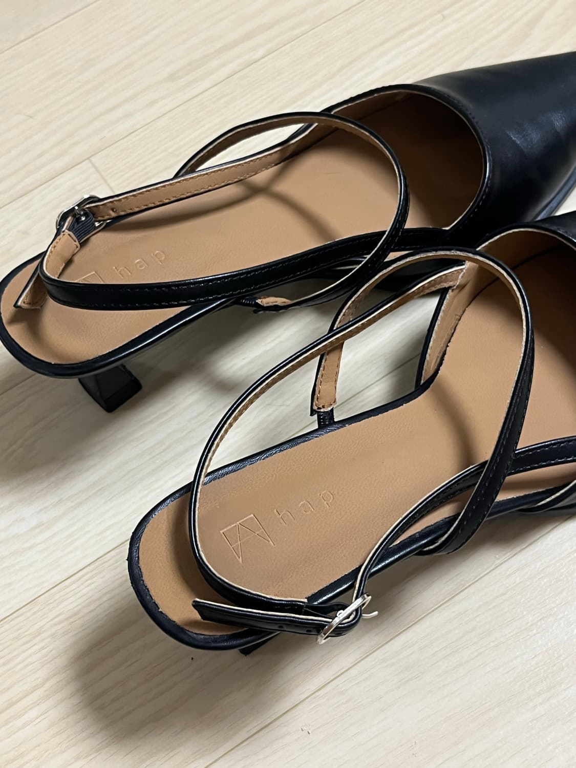 스틸레토 슬링백 힐 구두 240 상품이미지5