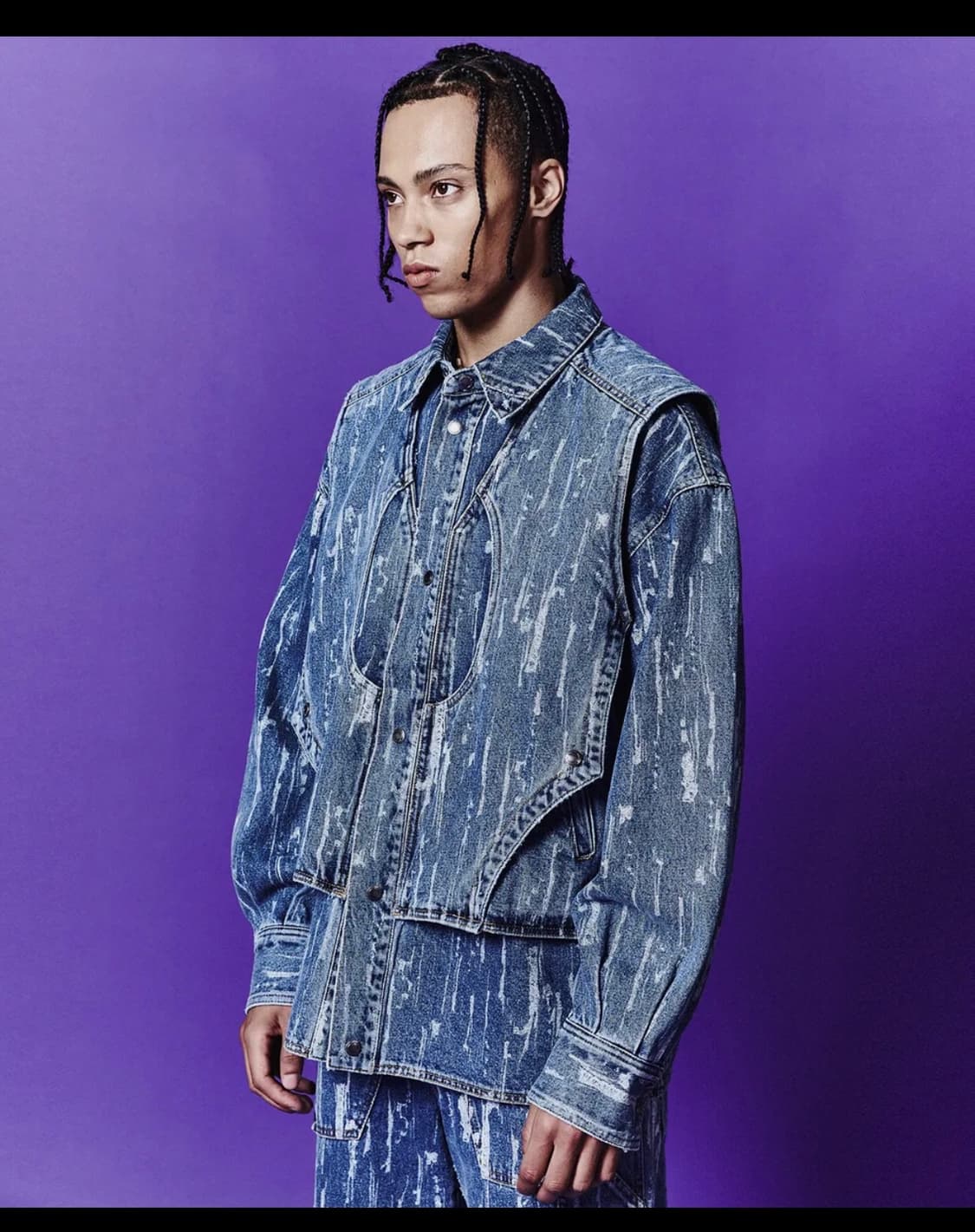 엔더슨벨 레이어드 데님자켓 상품이미지1