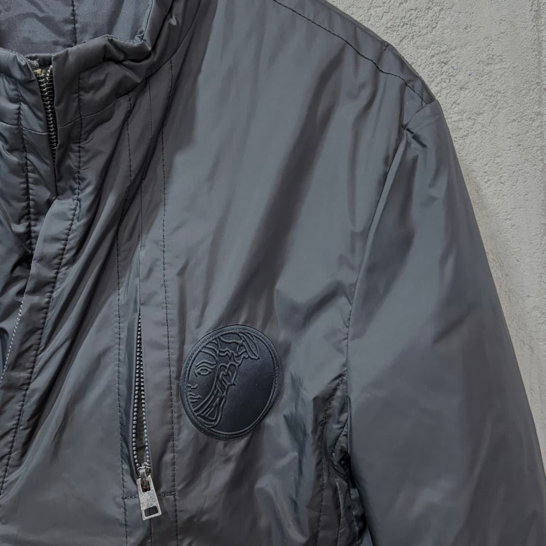 베르사체 컬렉션 블랙 폴리 자켓 (L) 상품이미지5