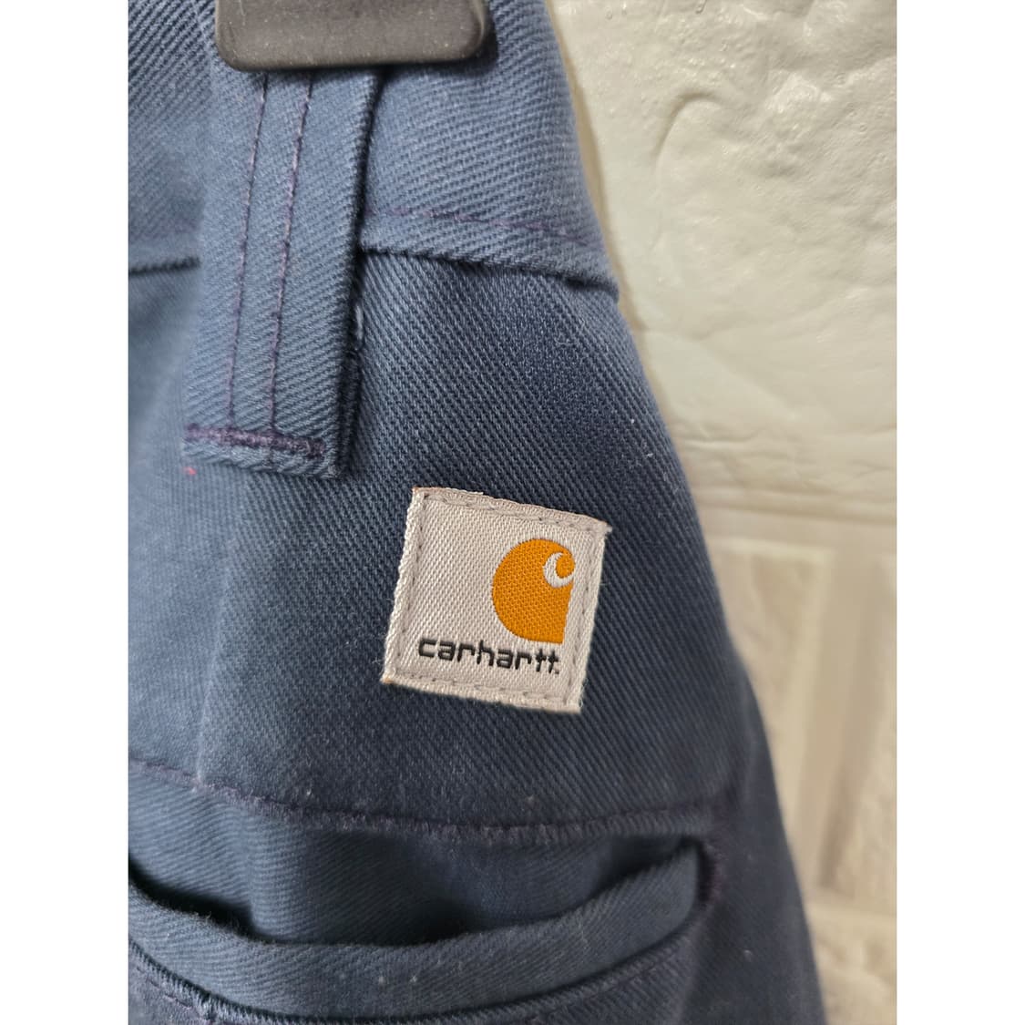 택포) 32인치 칼하트 네이비 작업 바지  상품이미지2