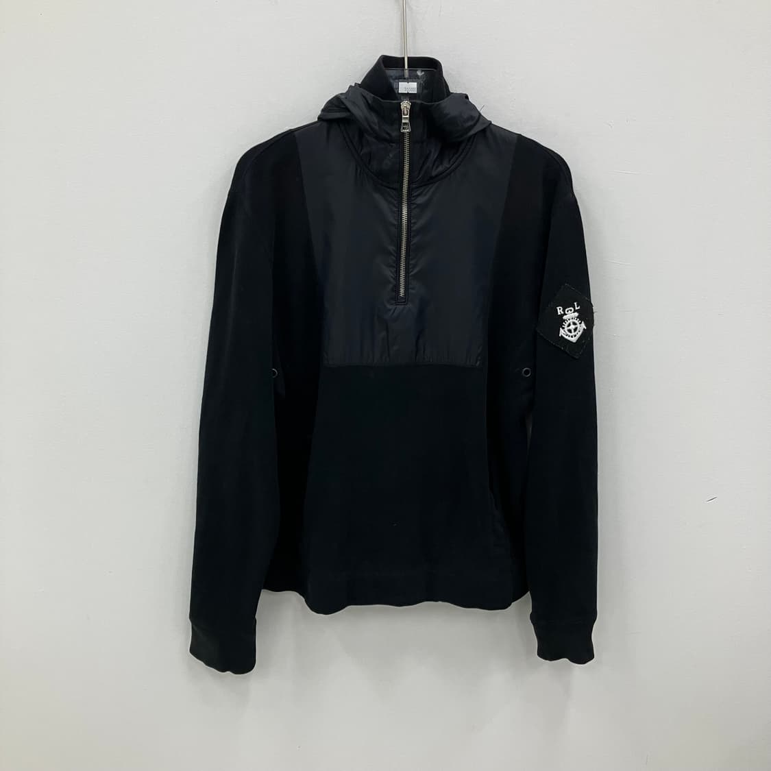 폴로 랄프로렌 블랙 아노락 후드티 S 상품이미지1
