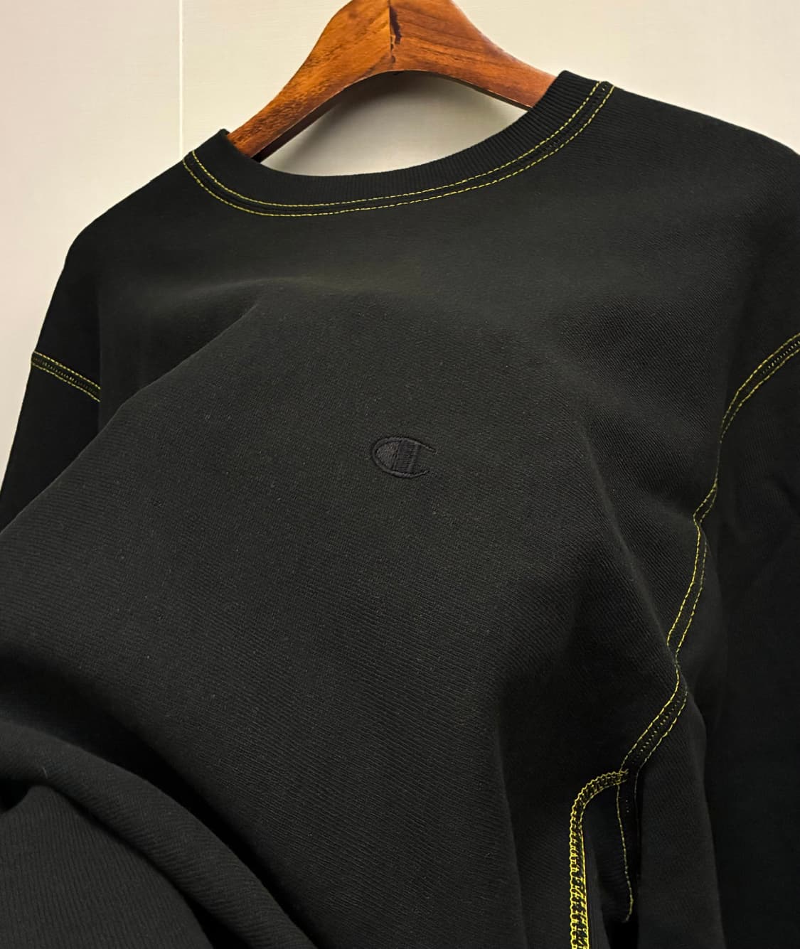 (XL)90s 챔피온 빈티지 리버스위브 스웻셔츠 맨투맨 블랙 상품이미지6