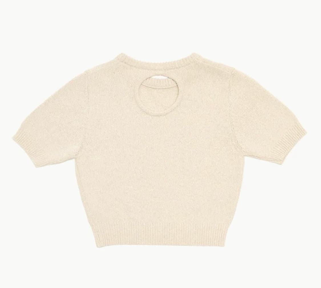 아모멘토 컷아웃 풀오버 니트 상품이미지2