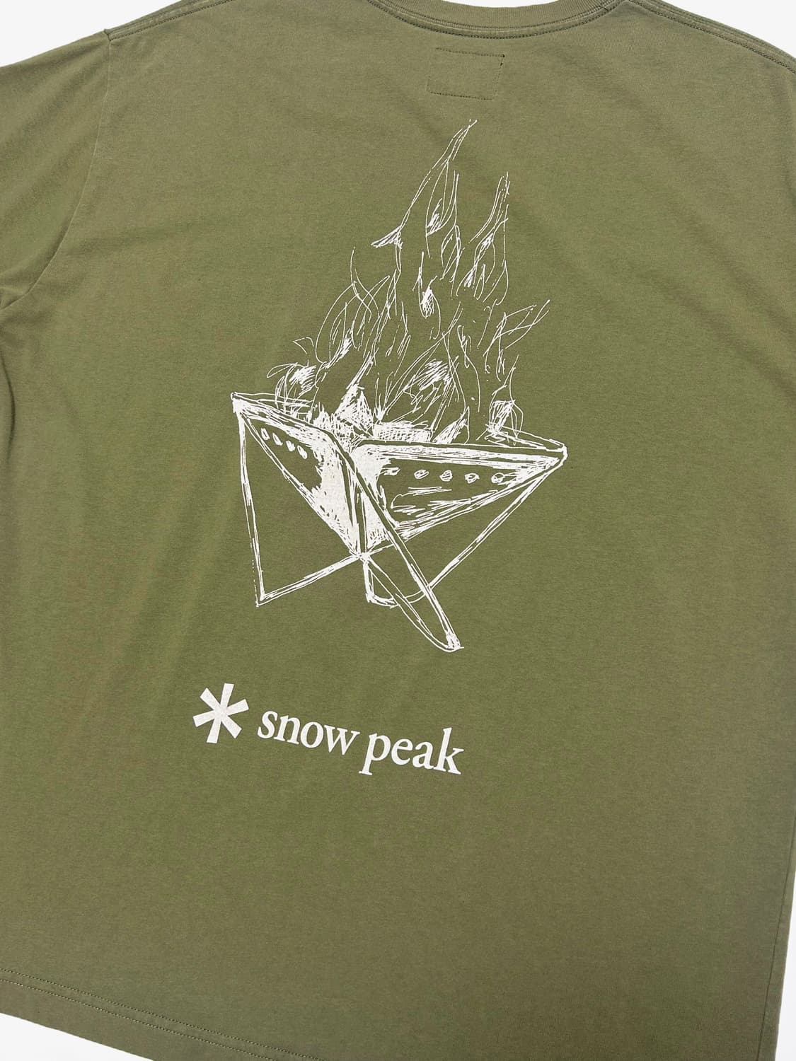(M)스노우피크 X 저널스탠다드  티셔츠 camp fire t-shirt 상품이미지2