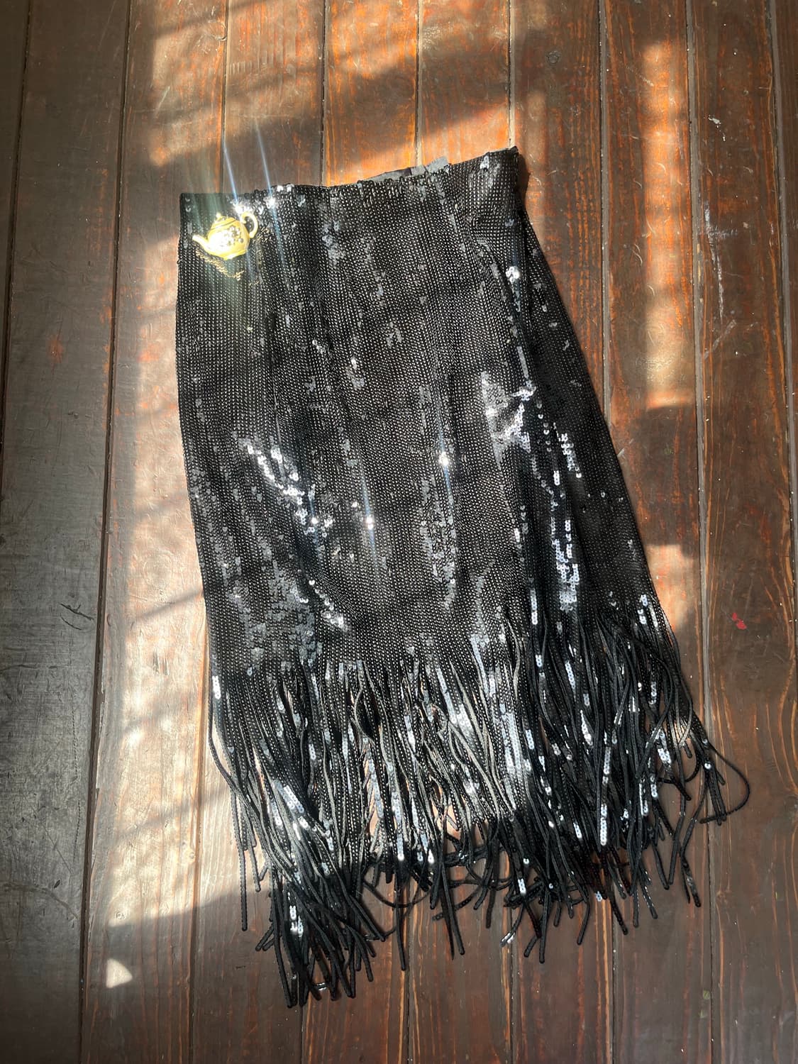 프린지 스팽글 스커트 상품이미지3