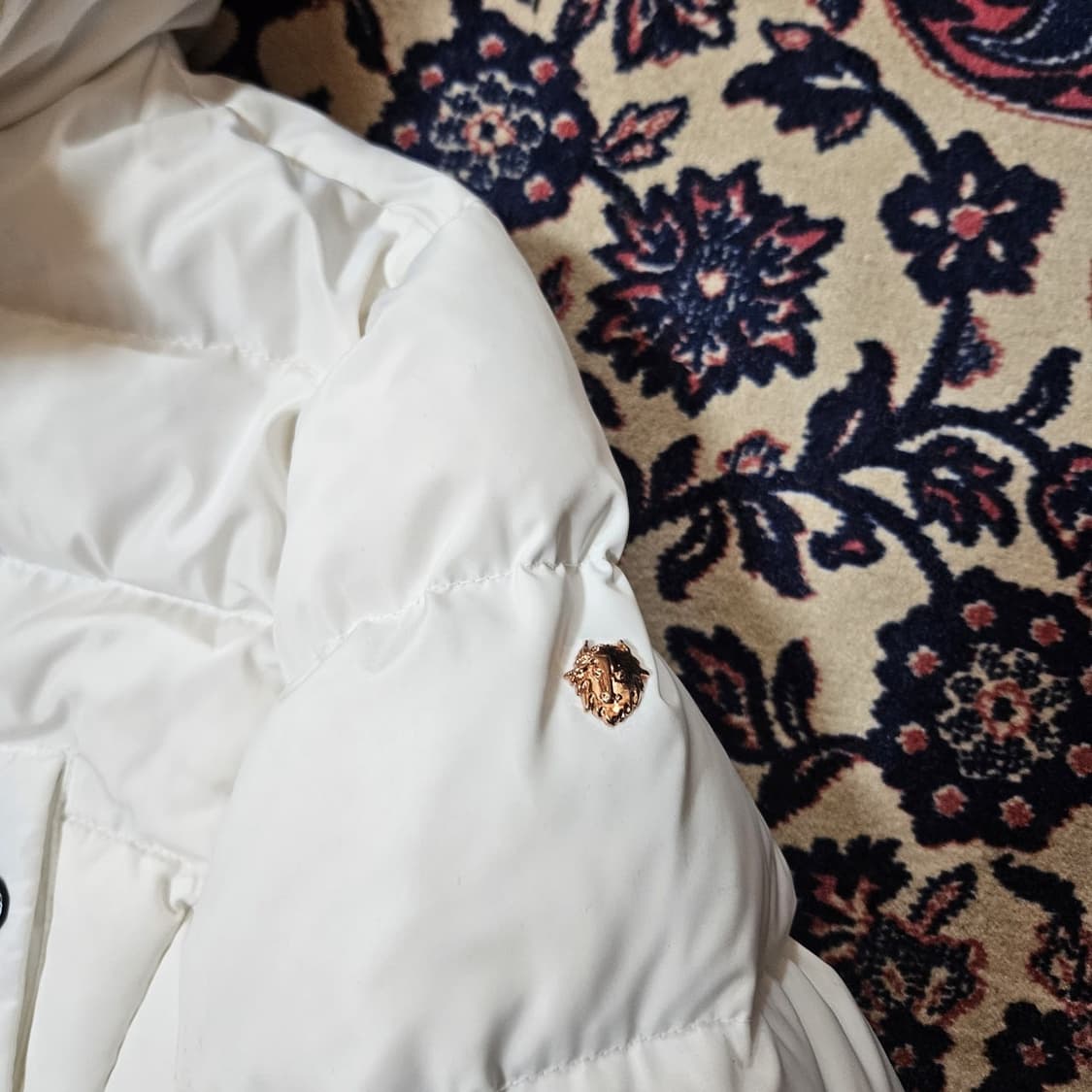 블랙야크 로즈골드 집업 화이트 후드 캐나다다운  상품이미지10