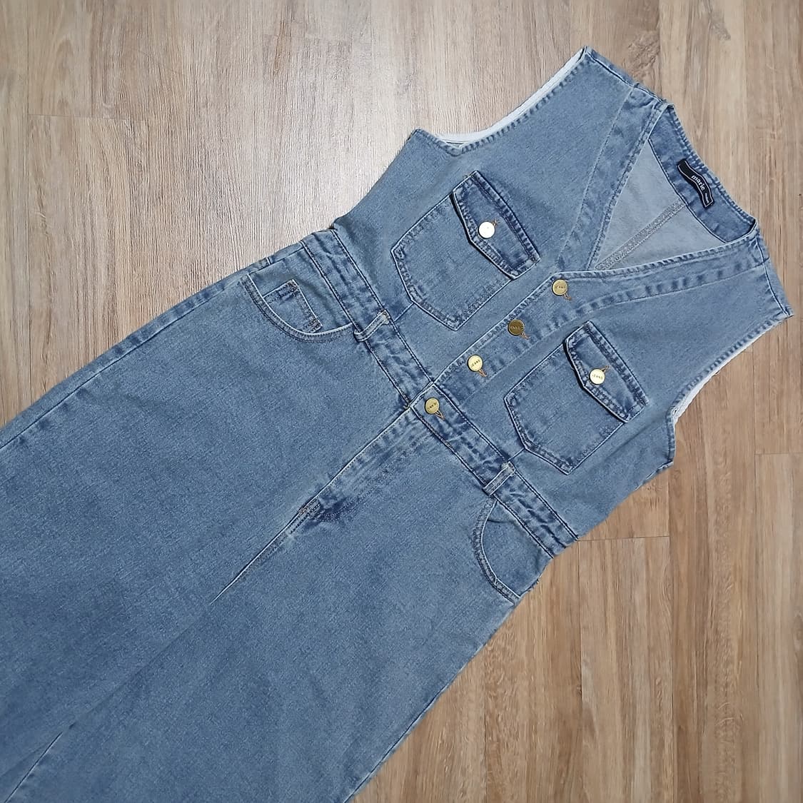 Marie 마리마켓 연청 점프수트 데님 청 바지 상품이미지6