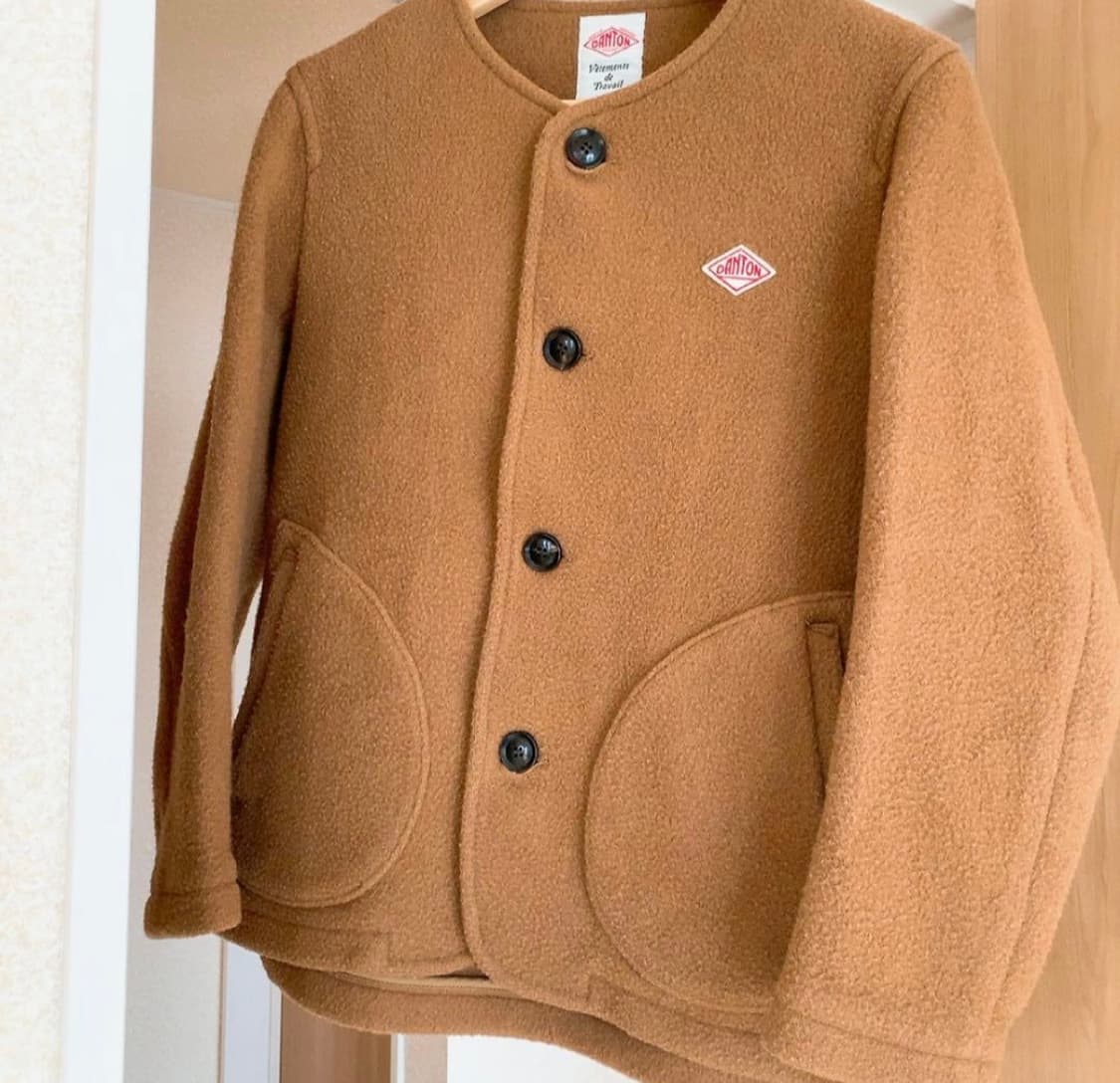 단톤 울 노카라 카라리스 자켓 베이지 36 상품이미지8