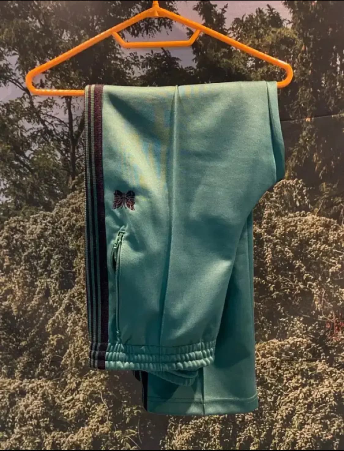 니들스 트랙팬츠 스트레이트 에메랄드 m (4회미만 착용 새상품급) 상품이미지1