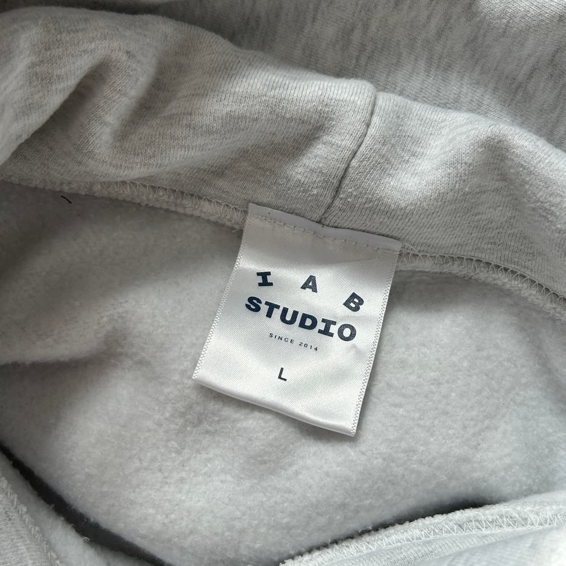 아이앱 스튜디오 멜란지 그레이 후드티  상품이미지9