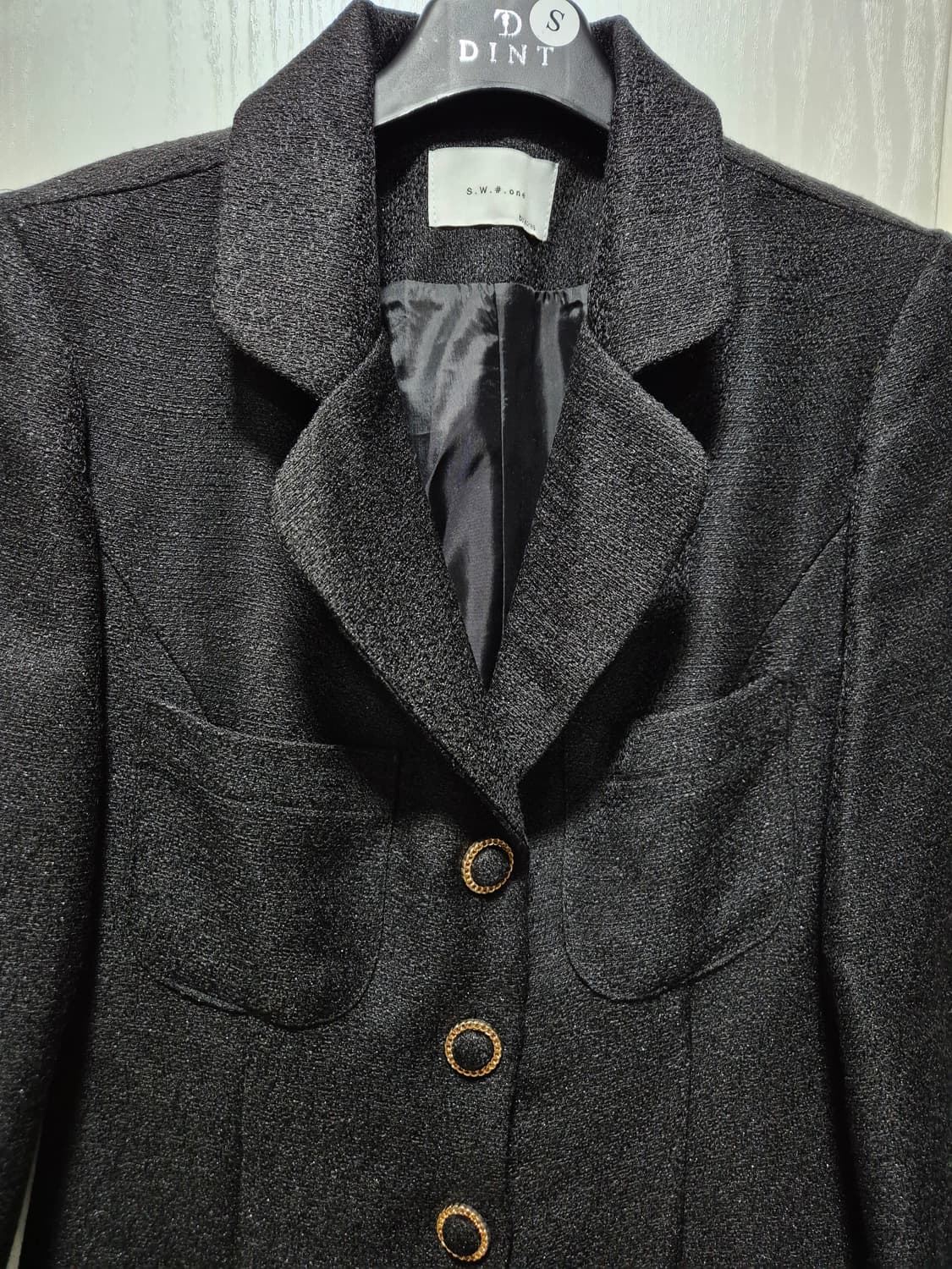 (타임세일)(새상품)딘트 롱 트위드 원피스 상품이미지6