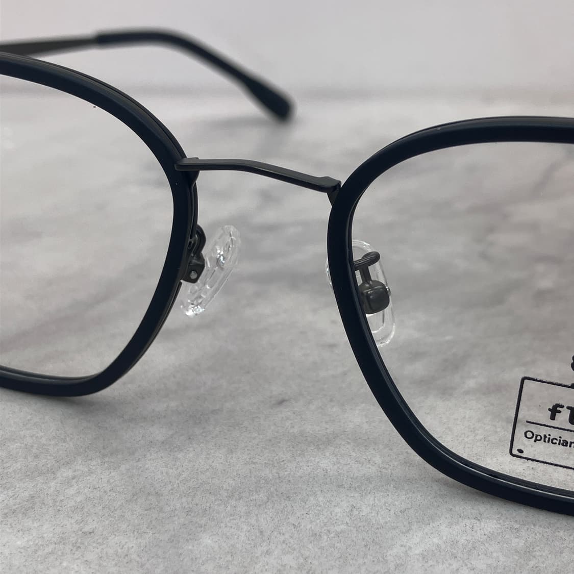 D02 경성 京城 FLEX21 무광 블랙 웰링턴 콤비 뿔테 안경 상품이미지5