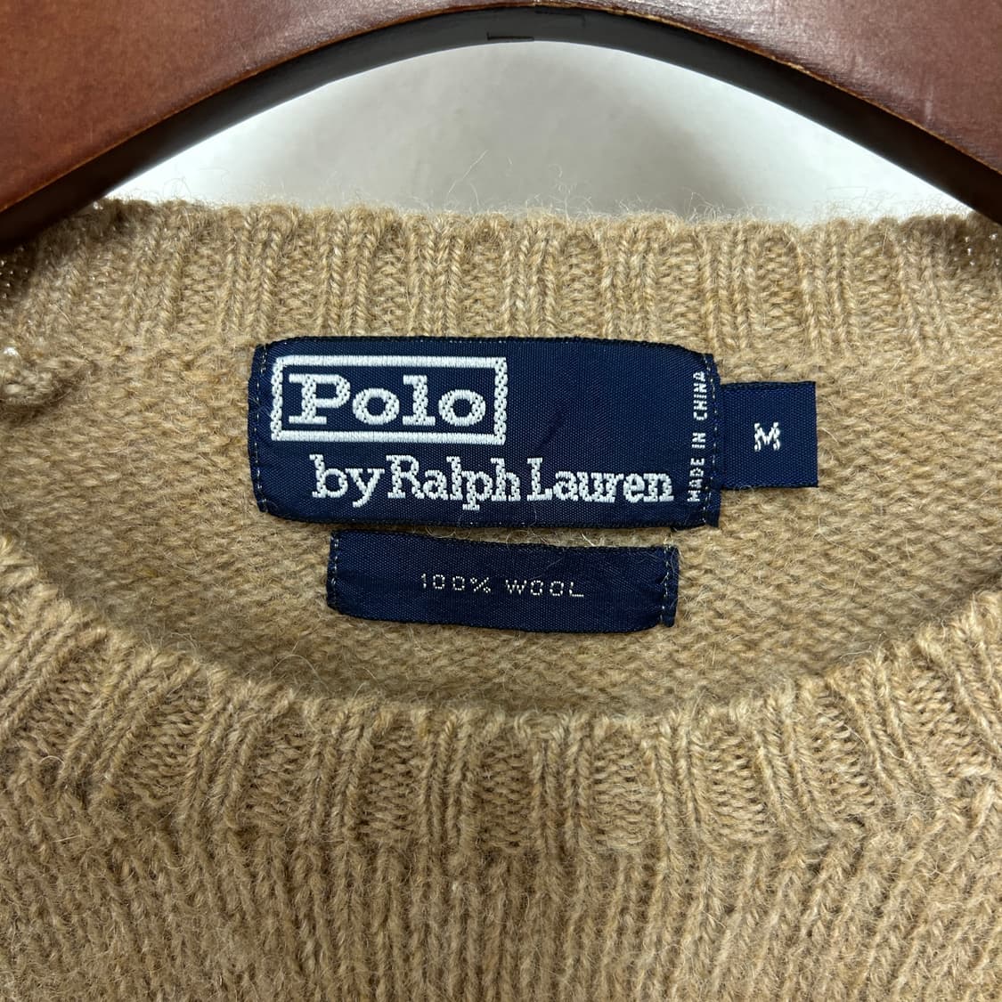 폴로 랄프로렌 포니로고 울 니트 베이지 상품이미지5