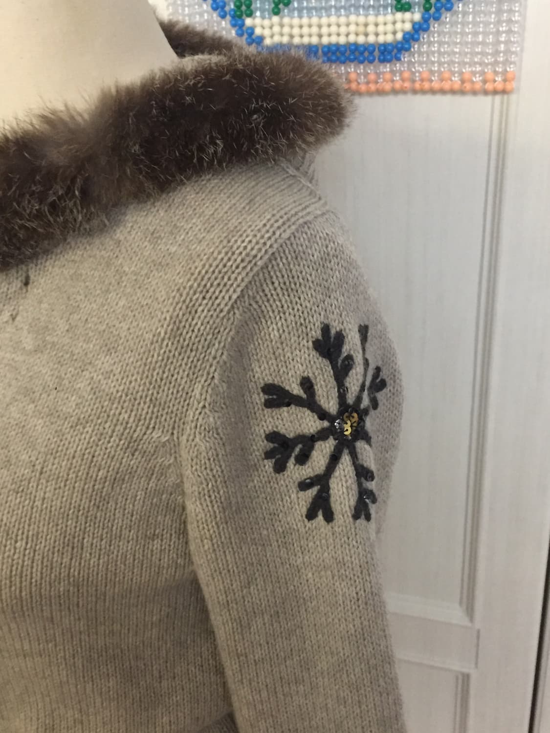 갸루 Y2K 퍼 집업 후드집업 상품이미지2