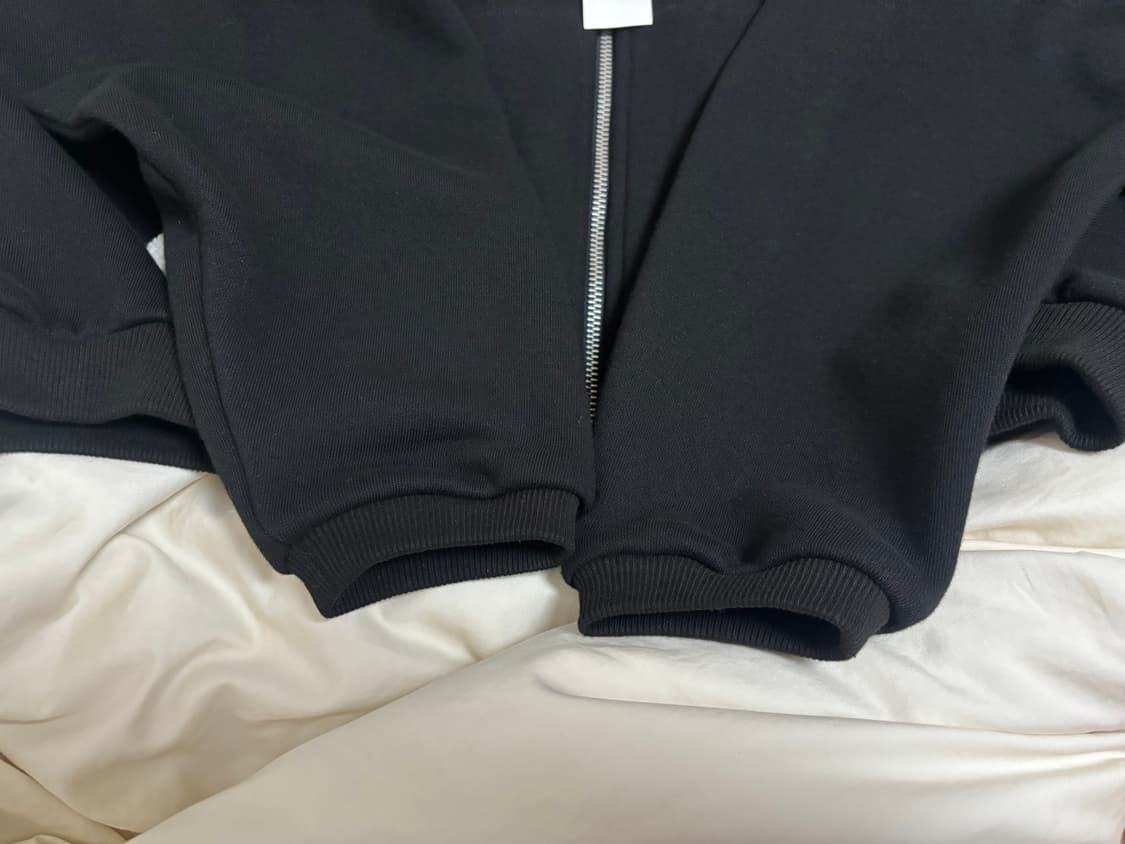 (새상품)드라이로즈 빅리본 후드집업 블랙 쓰리타임즈 더티스 상품이미지7