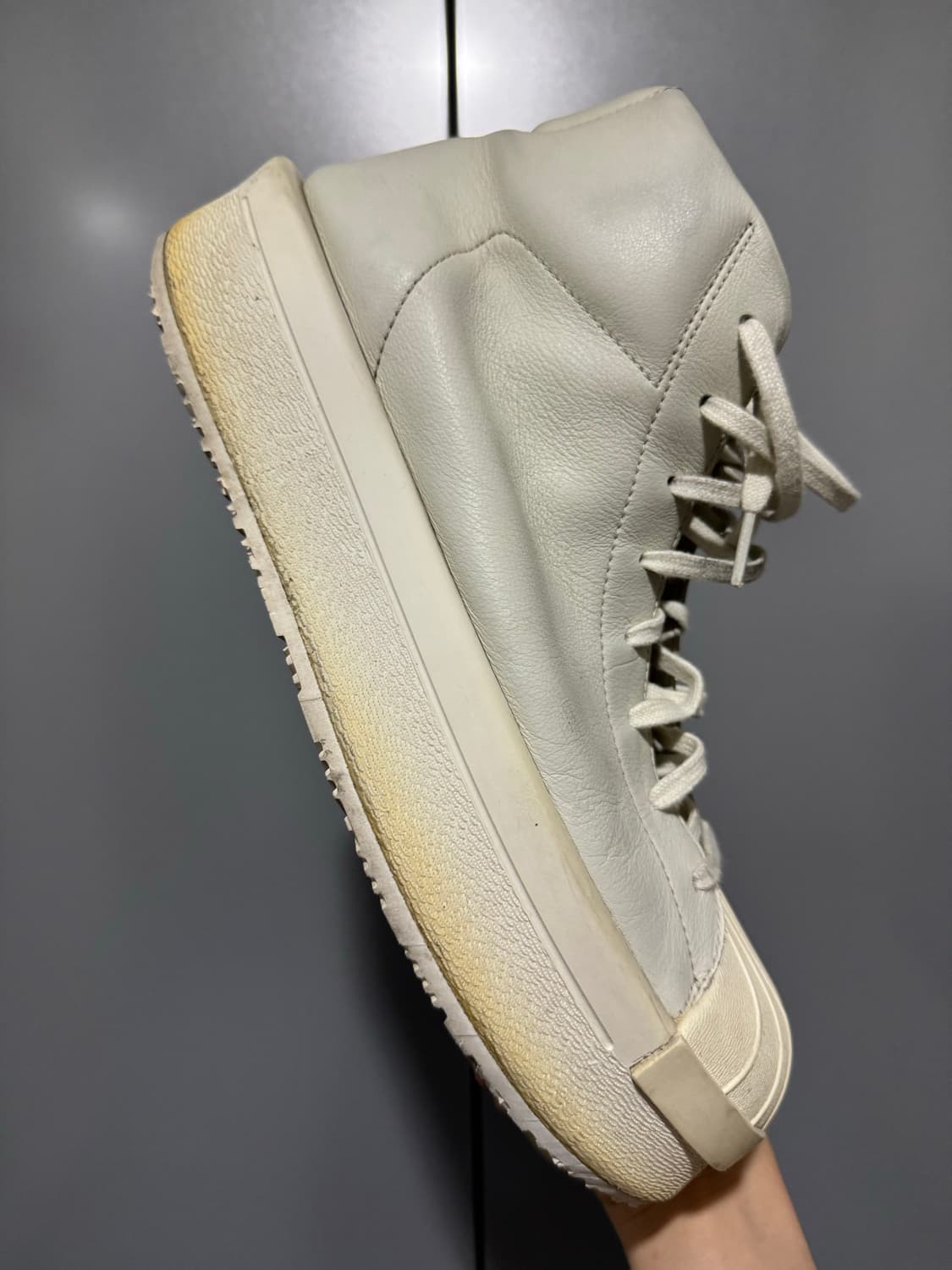 릭오웬스 rick owens 아디다스 마스토돈 크림 280 상품이미지4