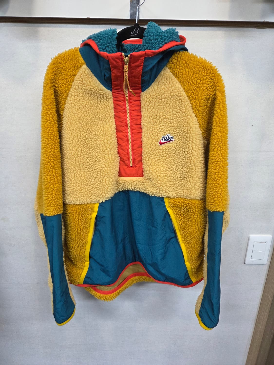 나이키 헤리티지 쉐르파 뽀글이 하프집업 자켓 L 상품이미지1