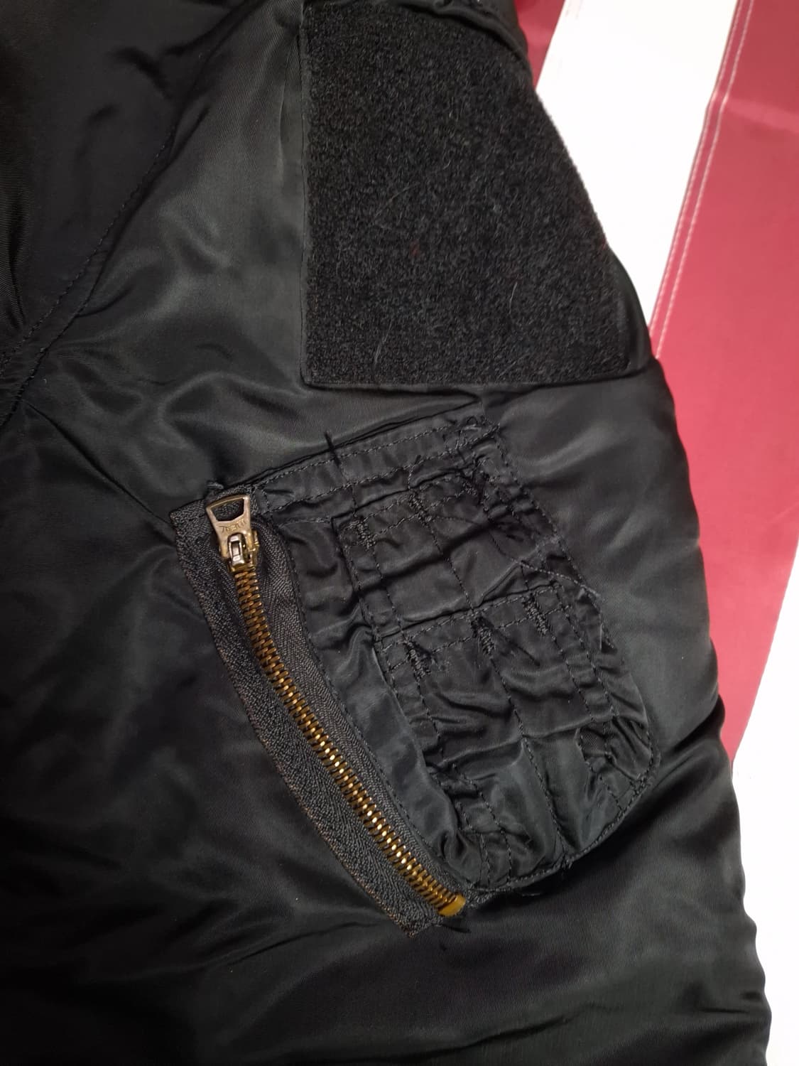 오리지날 90's 미국제조 알파사 미공군 민수용 MA-1 항공자켓 상품이미지4