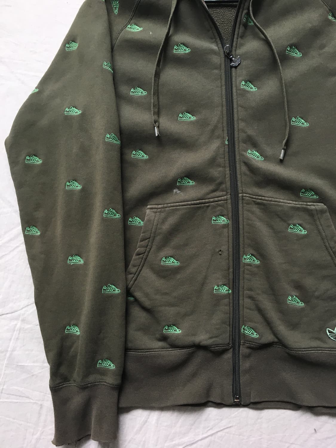 아디다스 그래픽패턴 후드집업 상품이미지5