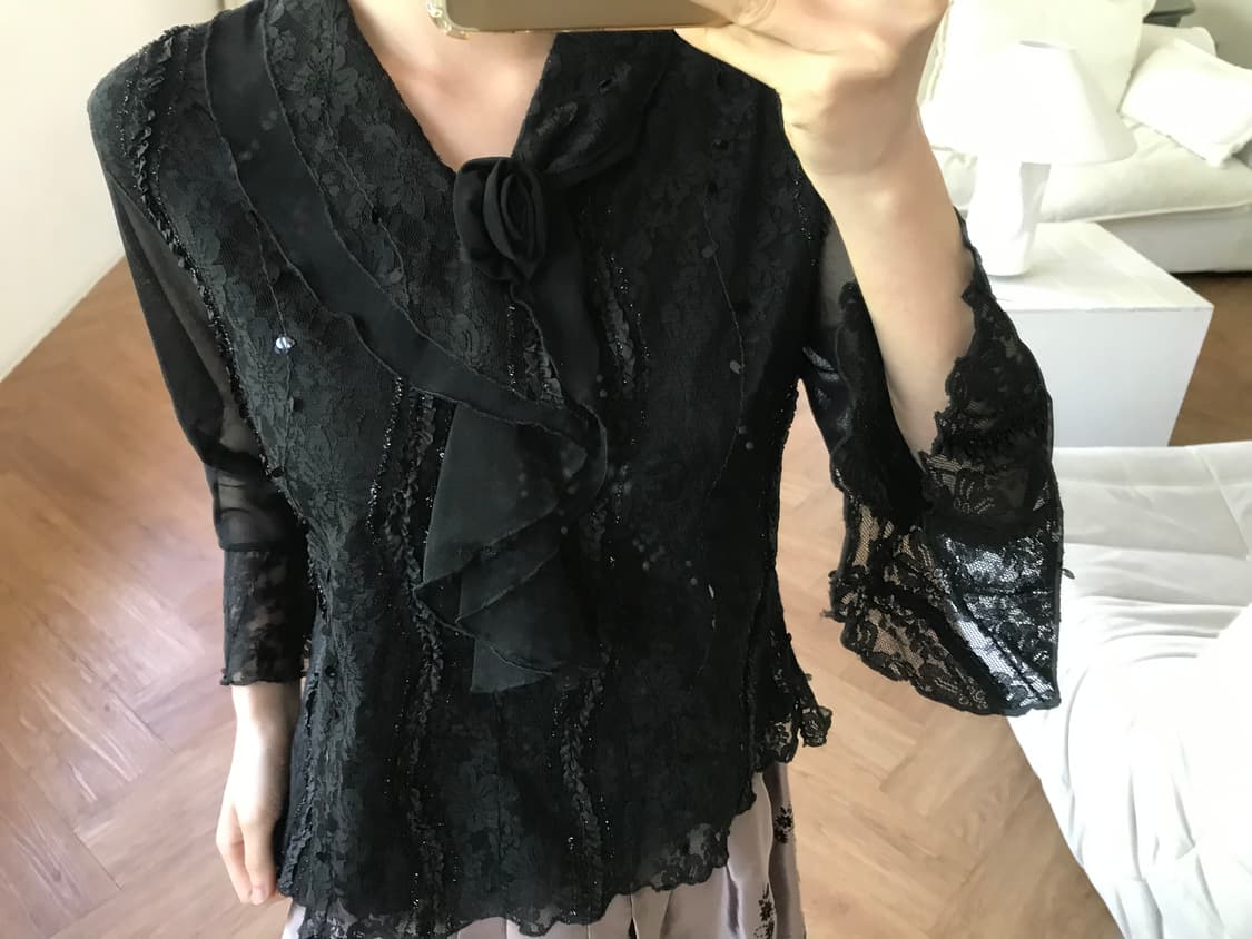 vintage lace top 상품이미지7