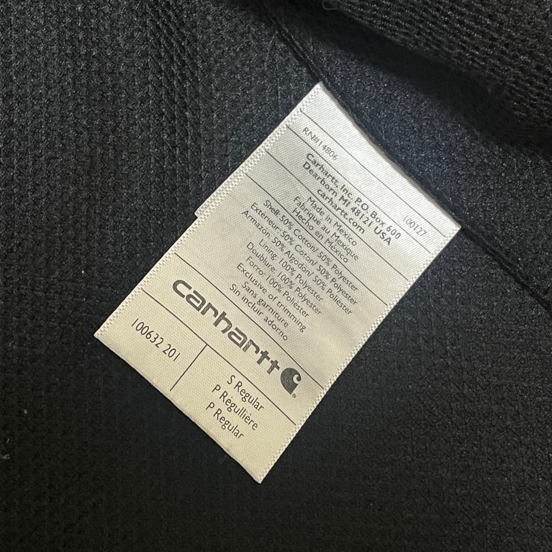 Carhartt 칼하트 써멀 후드집업 다크브라운 레인디펜더 남성 S 상품이미지5