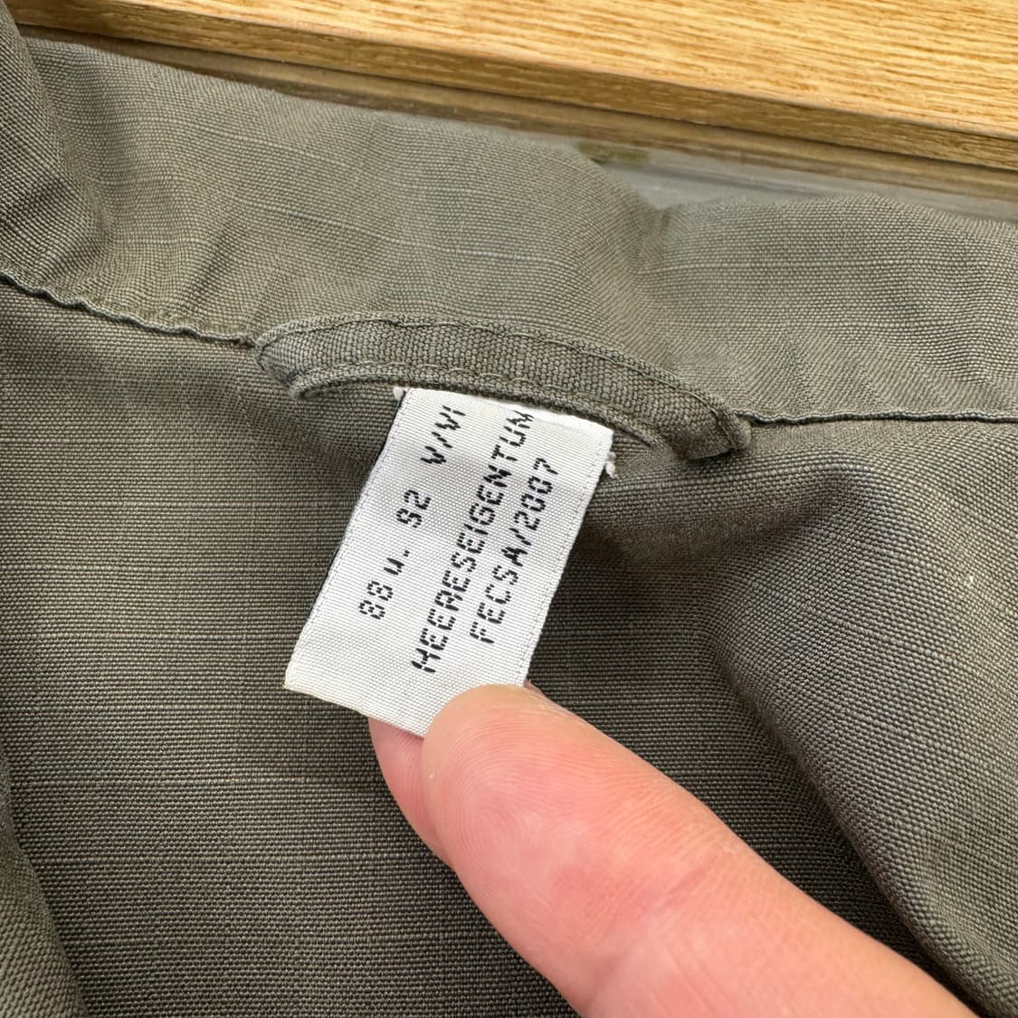 오스트리아군 올리브 필드 자켓 (S) 상품이미지5