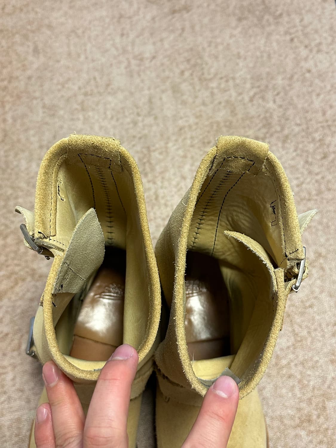 [280] 레드윙 8268 엔지니어부츠 러프아웃 스웨이드 베이지 상품이미지7