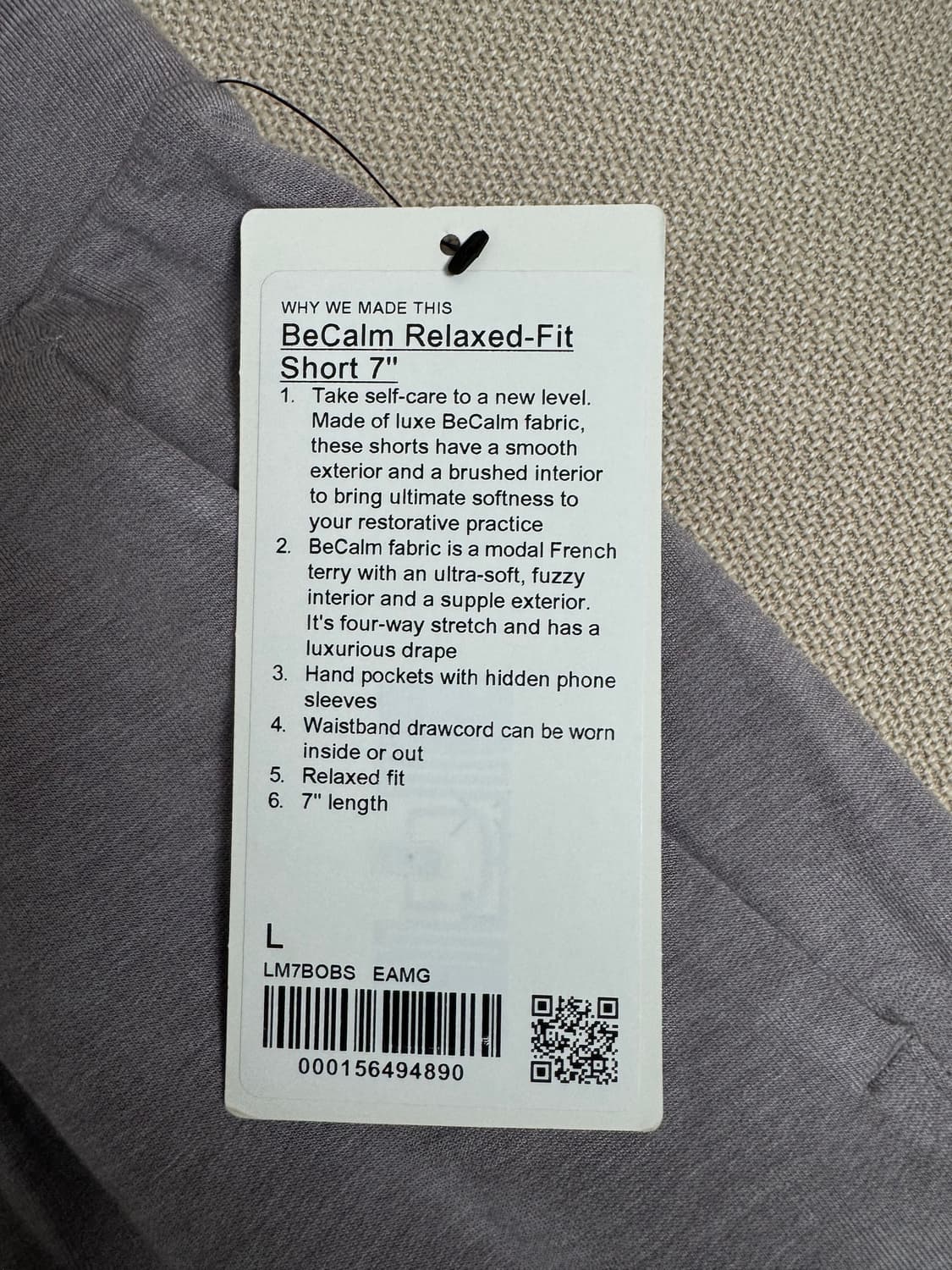 새생품) 룰루레몬 쇼츠 32~34인치 상품이미지4