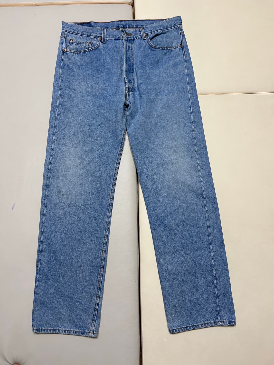 90s미제리바이스501 라이트워시 38/32 상품이미지1