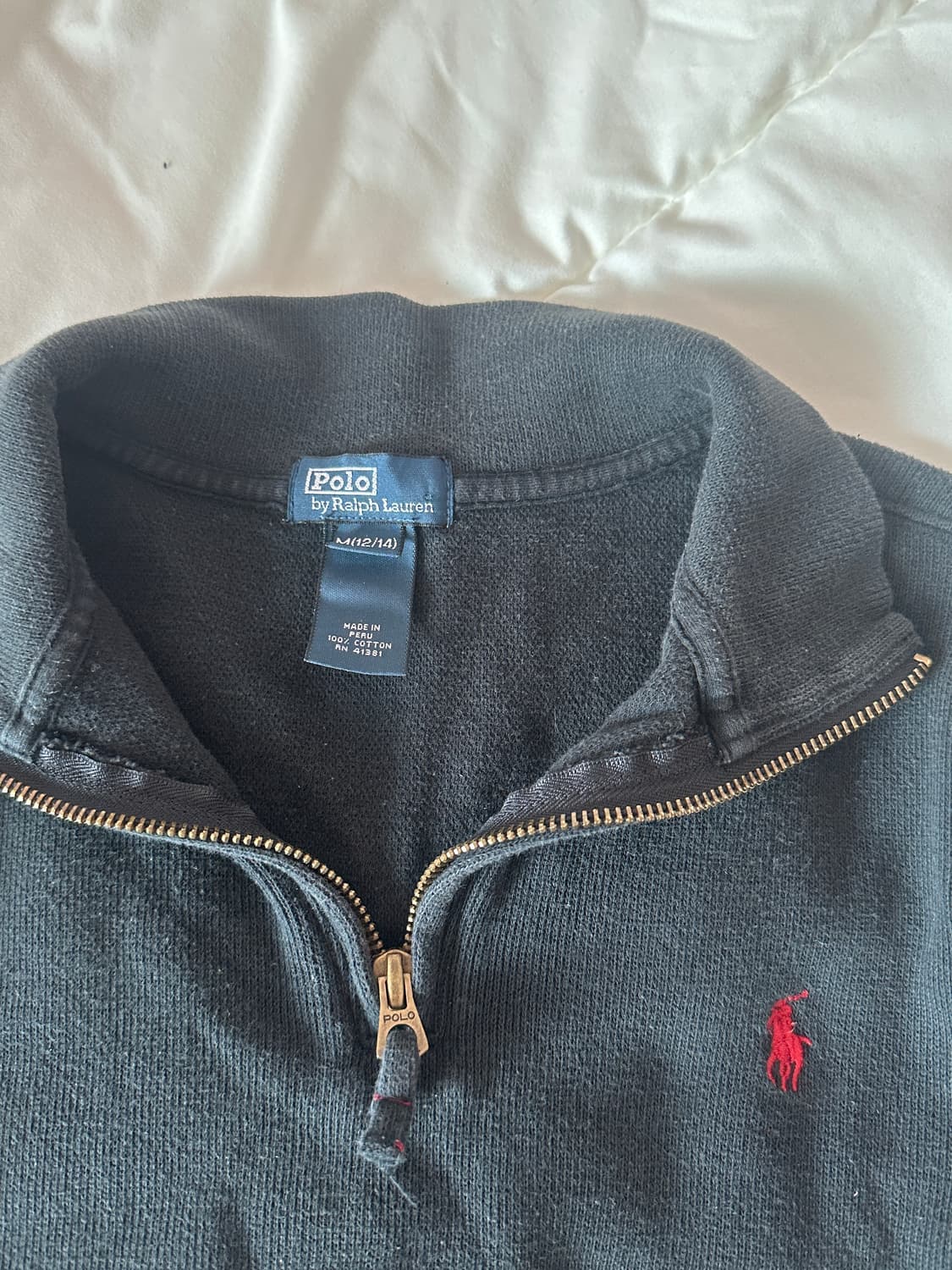 폴로랄프로렌 반집업 니트 상품이미지2