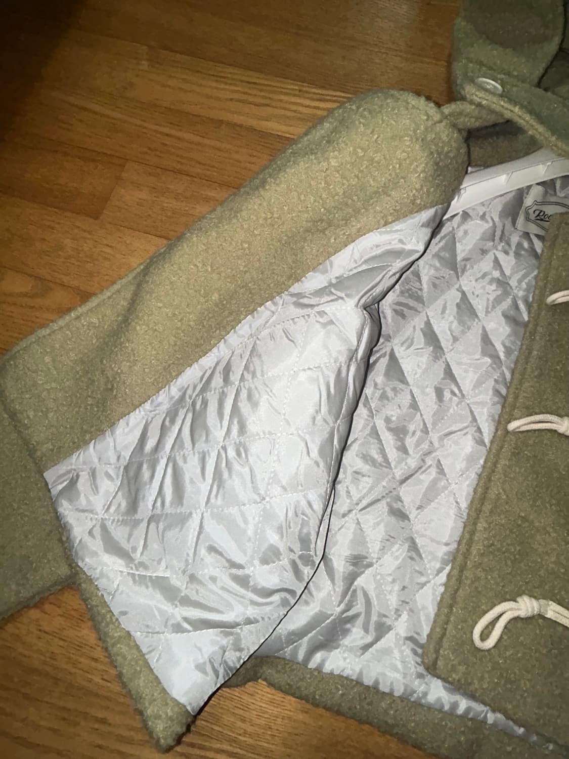 멜론색🍈 떡볶이 숏코트 상품이미지3