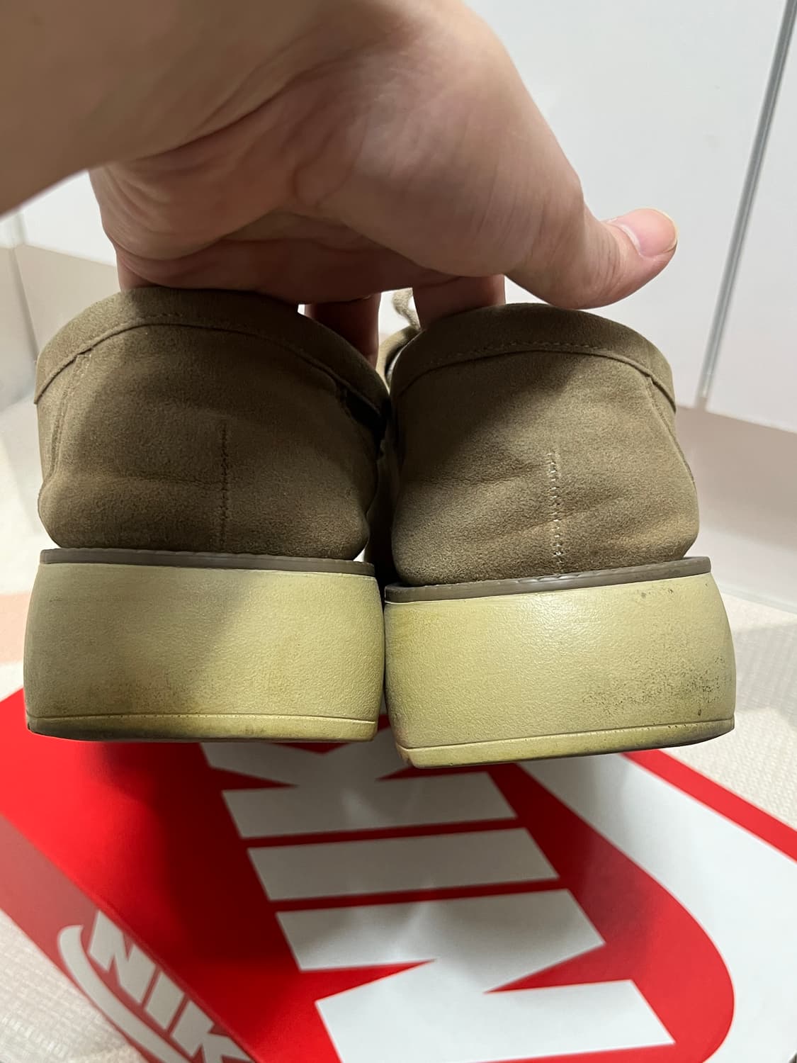 위더로드 스웨이드 모카신 더비슈즈 270 상품이미지6