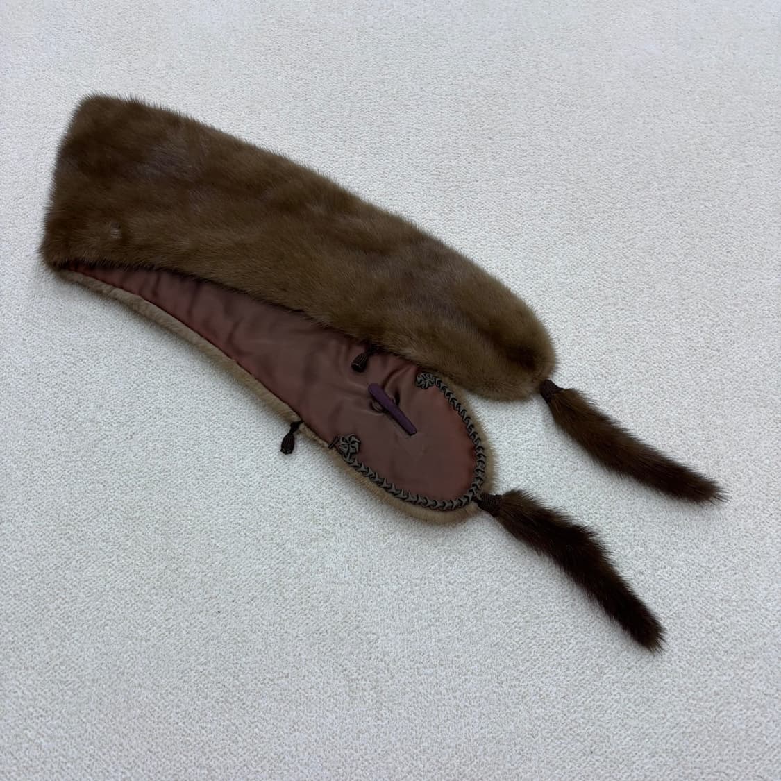 F 진도 퍼 머플러 0325E 상품이미지1