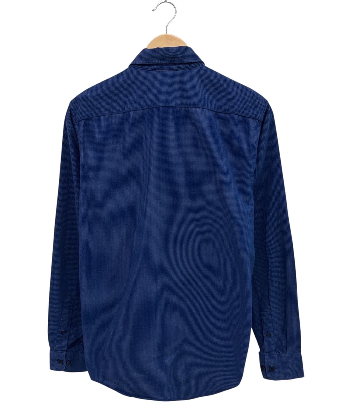 라코스테 잔체크셔츠 블루 (M) 상품이미지8