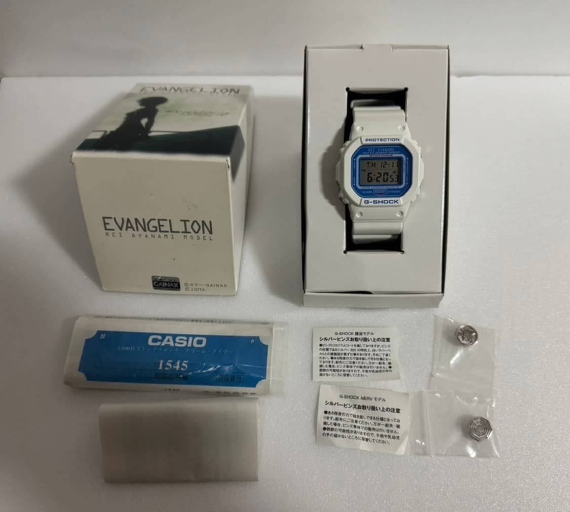 GShock DW5600 지샥 에반게리온 레이 시계 풀박스 상품이미지1
