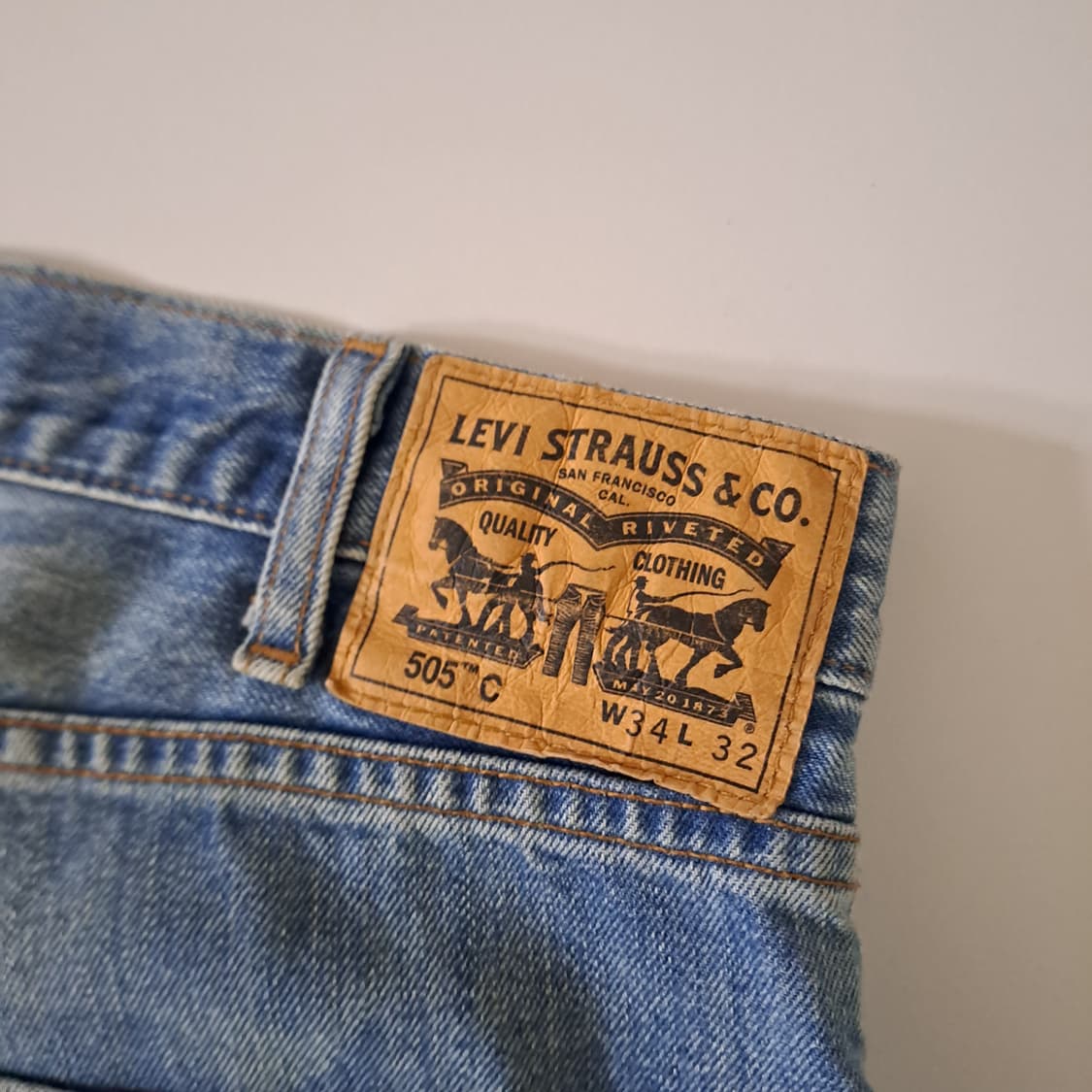 (택포) 리바이스 505 오렌지탭 데님팬츠 34 A931 상품이미지8