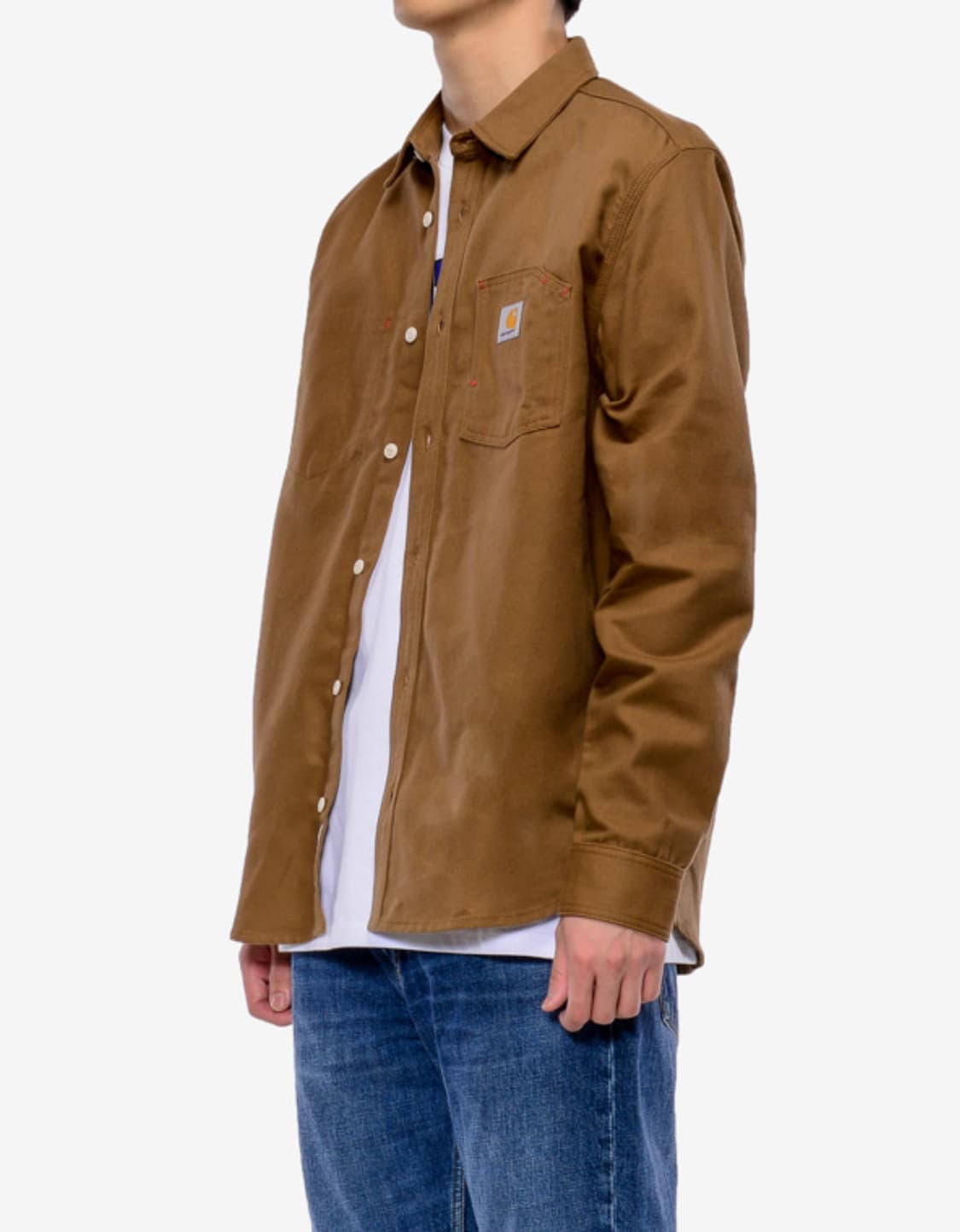 칼하트WIP 토니셔츠 브라운L/S TONY SHIRT - m 상품이미지2