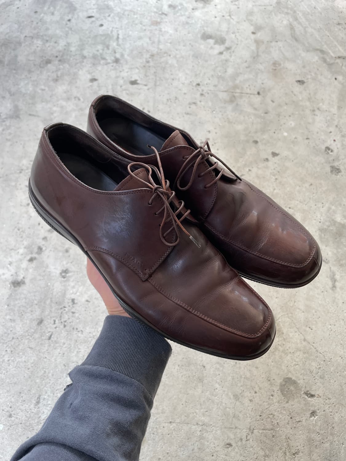 00s Prada Sports Brown Derbey(Italy Made 상품이미지4