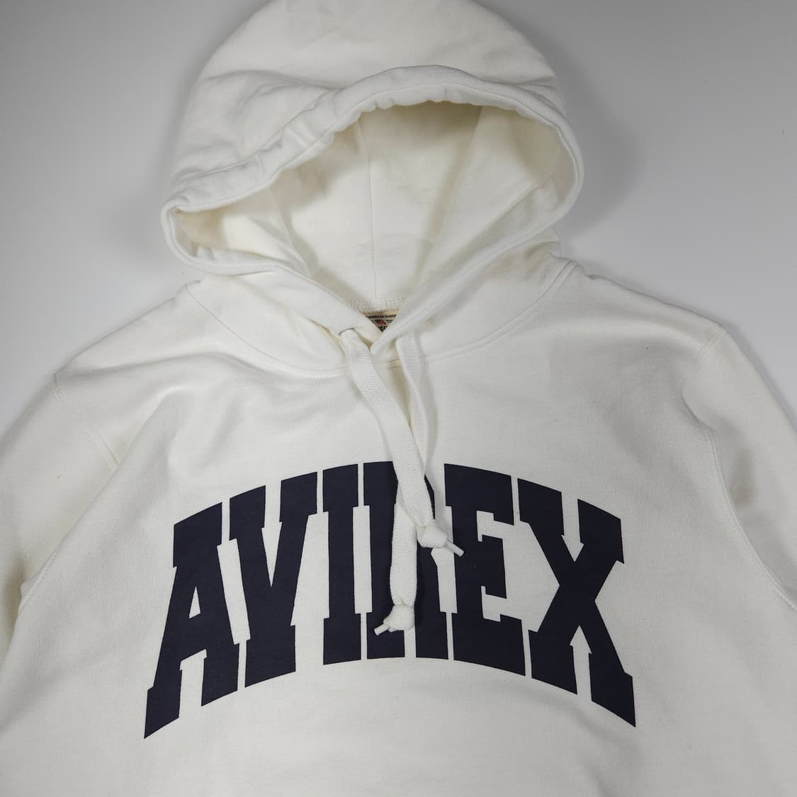 아비렉스 화이트 후드티  상품이미지2