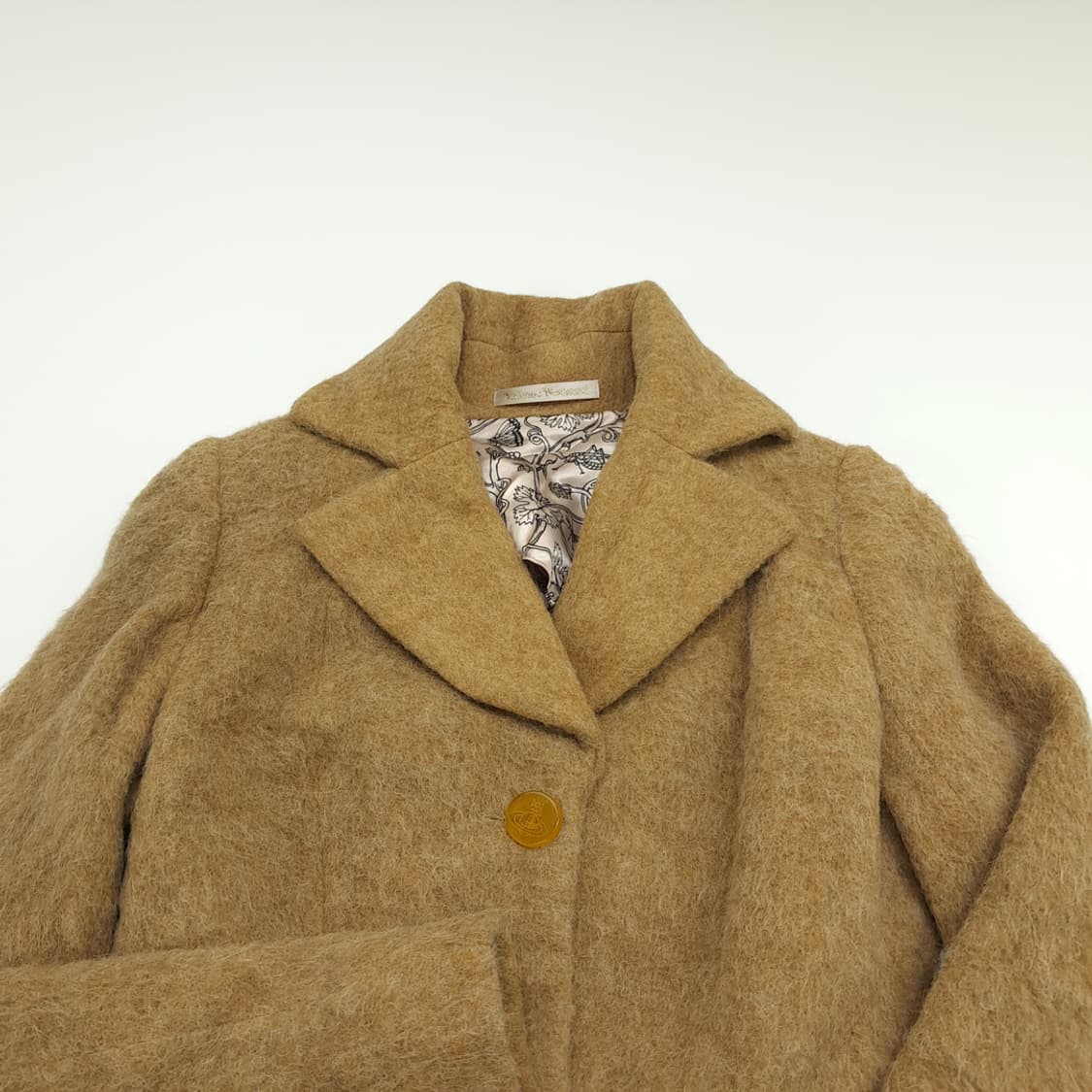 CN780 M 비비안웨스트우드 쿠튀르 울 알파카 포트레이트 롱코트 상품이미지2