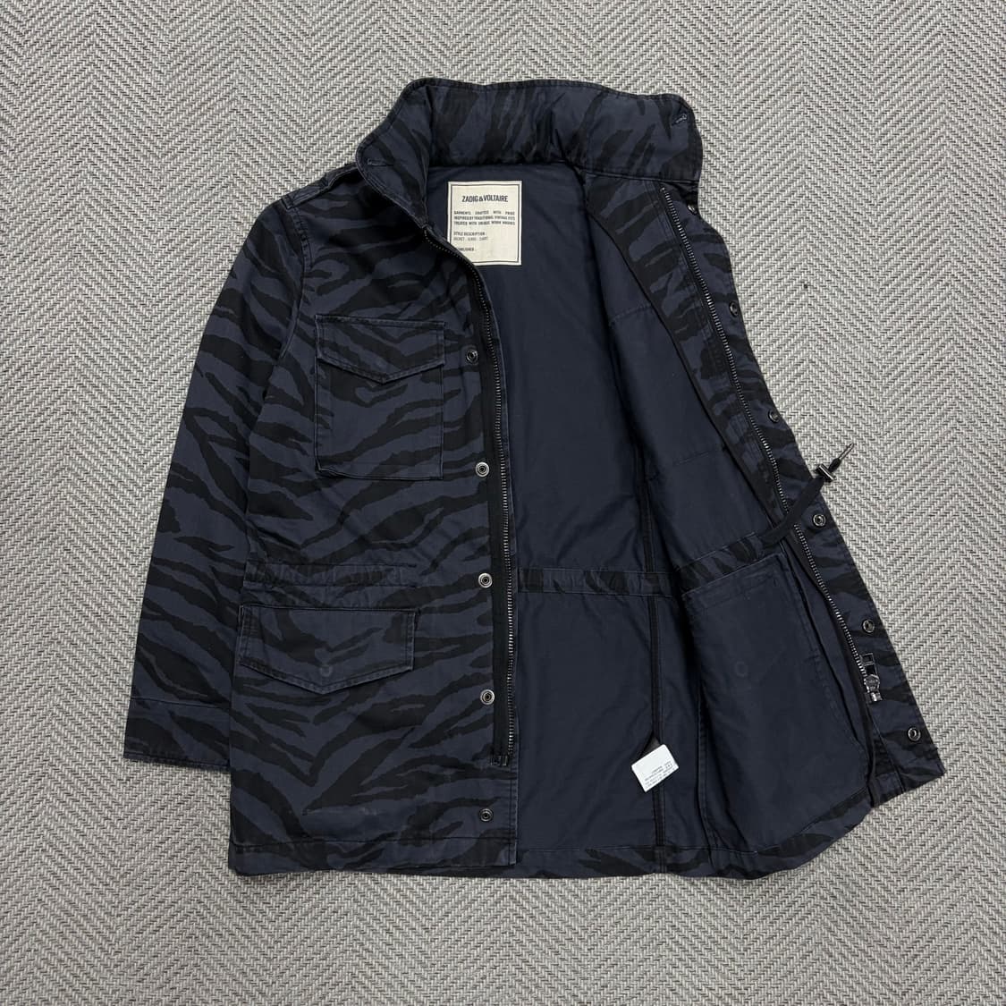 자딕앤볼테르 타이거카모 워크자켓 v1483 상품이미지5