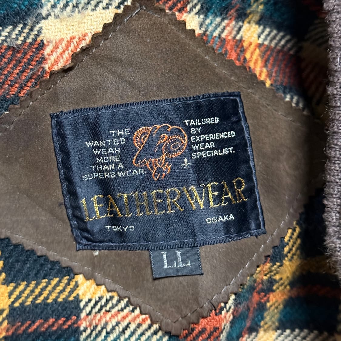 VTG 빈티지 양가죽 스웨이드 딥 브라운 봄버 자켓 상품이미지5