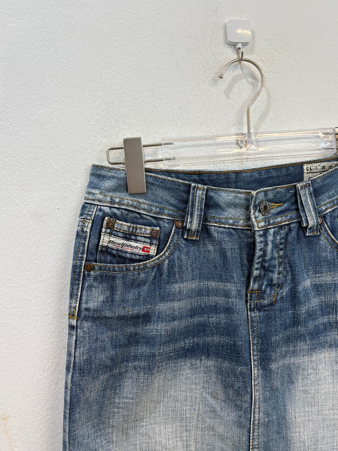 DIESEL Reckfly Special Denim Mini Skirt  상품이미지4
