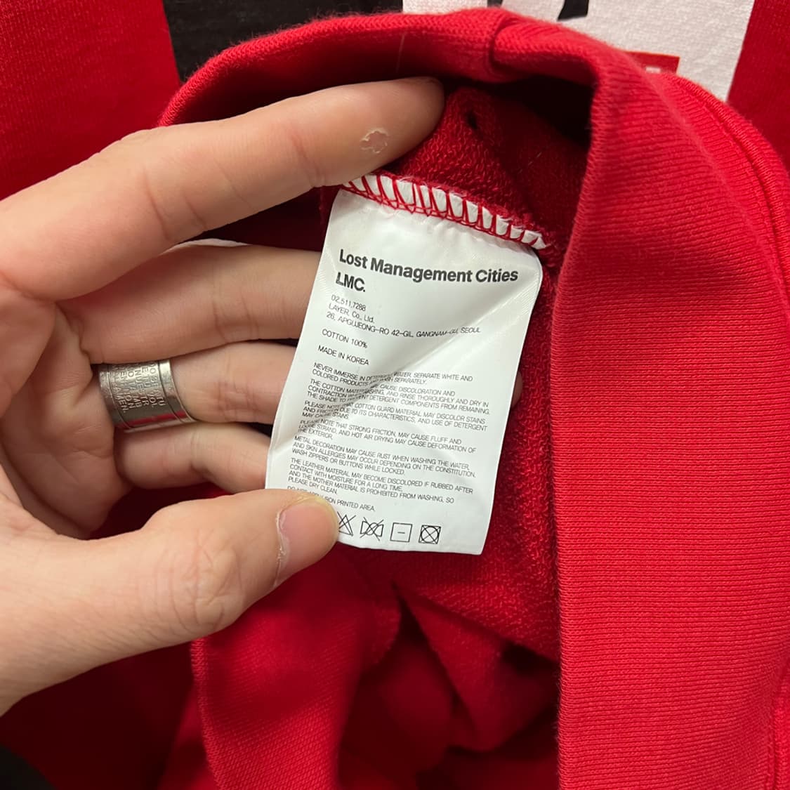 LMC 엘엠씨 x 스카페이스 스웻 맨투맨 L 상품이미지5